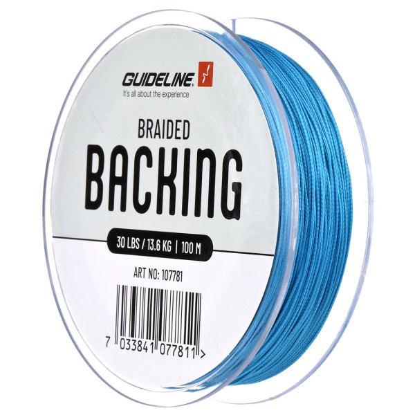 Guideline Braided Backing 30 lbs blue, Backing, Fly Lines