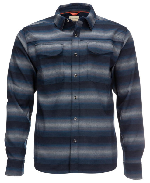 Simms Gallatin Flannel Shirt atlantis stripe