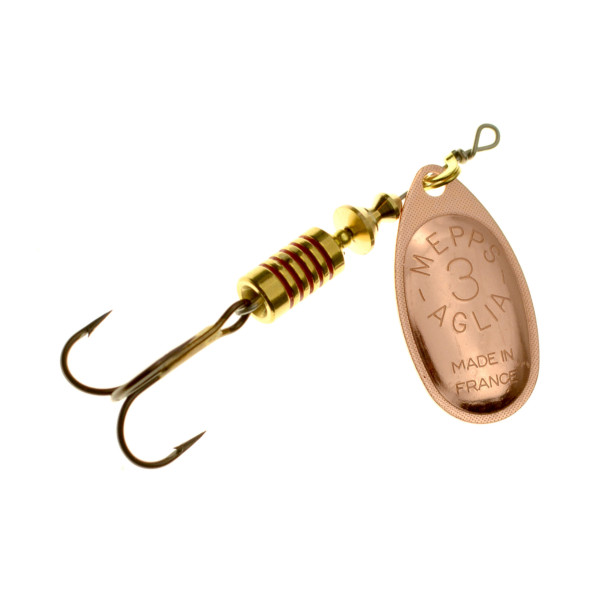 Mepps Aglia Spinner copper, Metalbaits, Lures and Baits, Spin Fishing