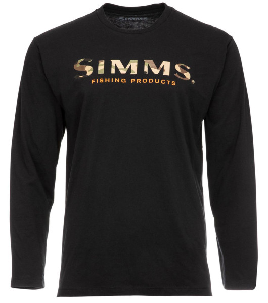 Simms Logo Shirt LS black