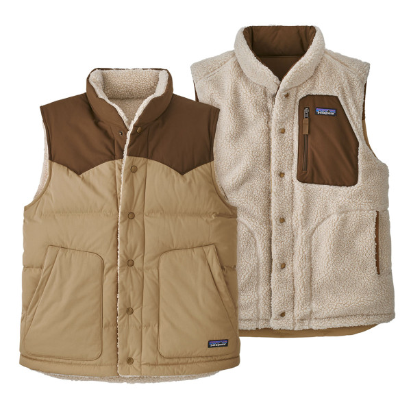 Patagonia M's Reversible Bivy Down Vest CSC Classic Tan (CSC)