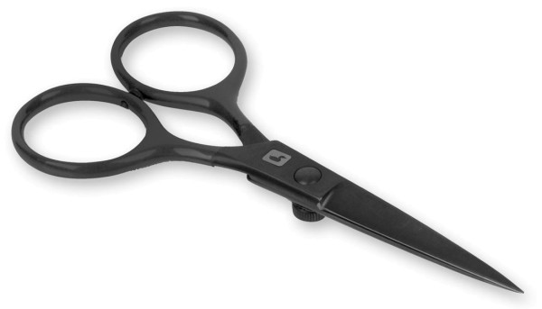 Loon Razor Scissors adjustable Tying Scissors black