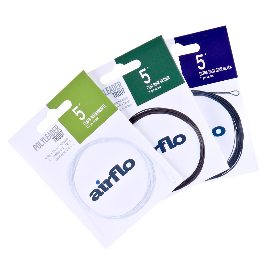 Airflo 5ft Trout PolyLeader*All Densities*Trout Fishing Leader