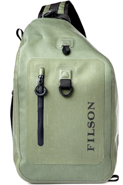Filson Dry Sling Bag 20L green, Waterproof Bags