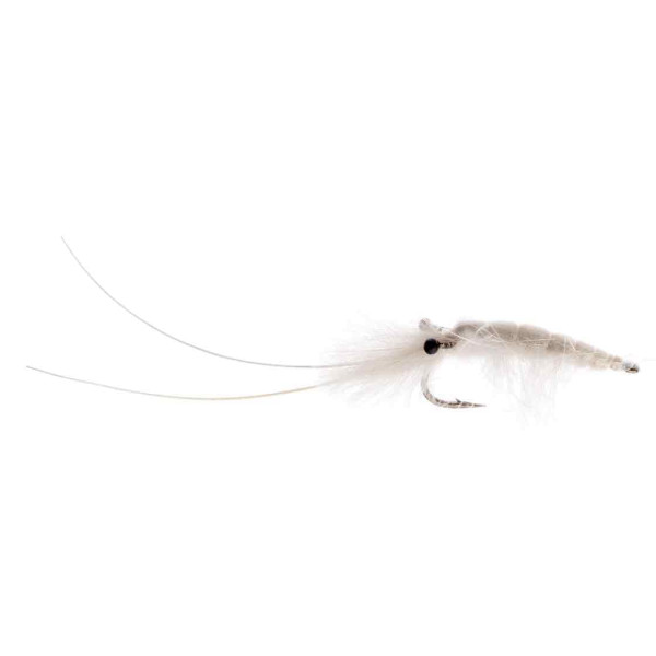 Kami Flies Sea Trout Fly - CDC Shrimp white
