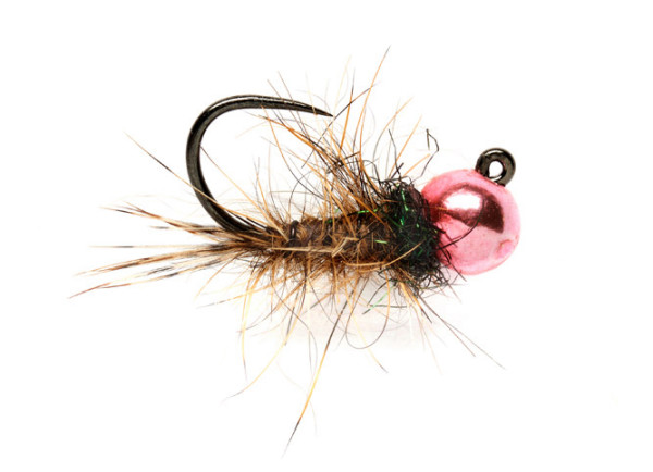 Fulling Mill Nymph - Rozas Pink Hares Ear Jig Barbless