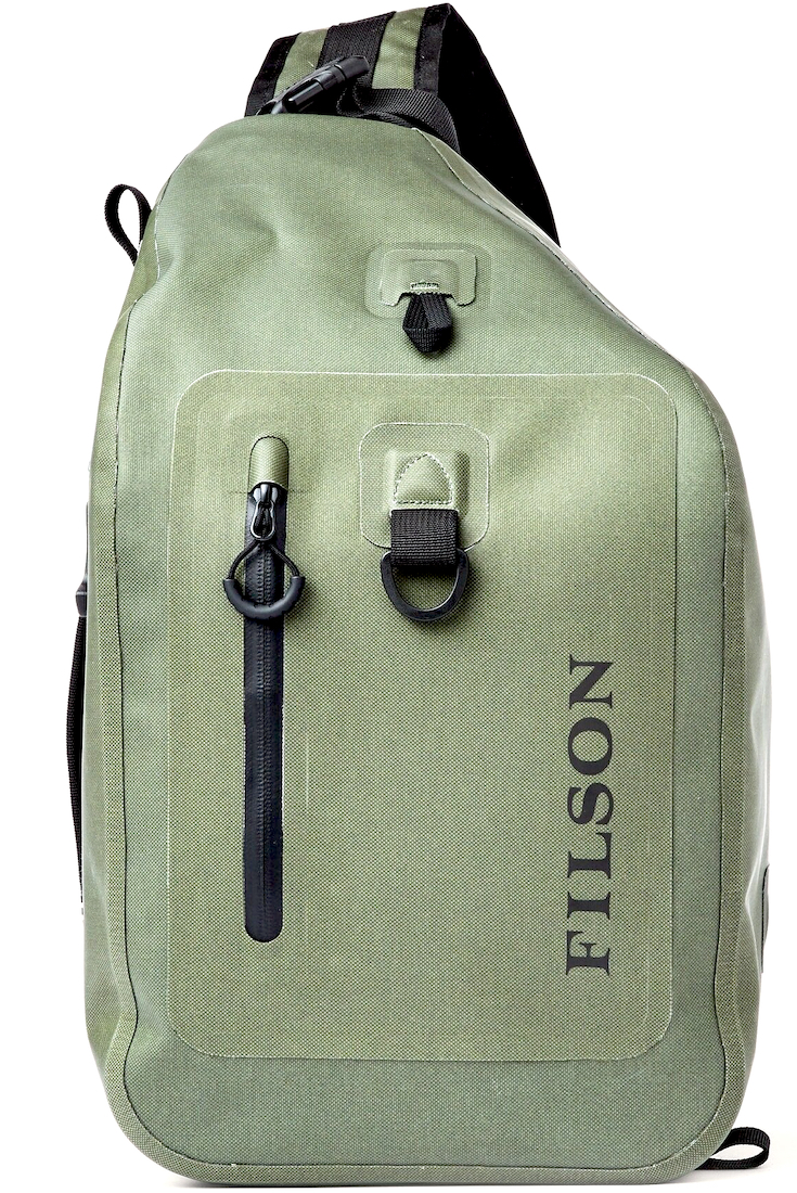 Filson Dry Sling Bag 20L green, Waterproof Bags, Bags and Backpacks, Equipment