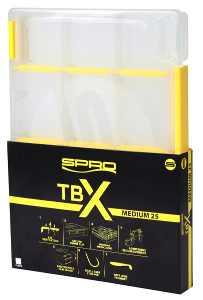 Spro TBX 25M Clear Box 25 x 17,5 x 2,5 cm