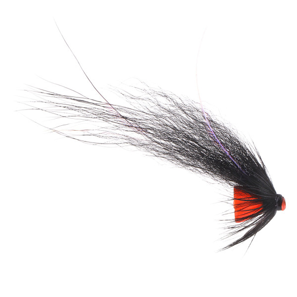 Superflies Salmon Fly - Pikkumusta Fl. Orange Tungsten Conehead Pikkumusta _Fl. Orange _Tungsten _Conehead