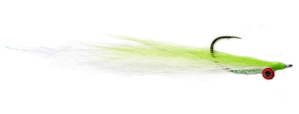 Fulling Mill Streamer - Salty Clouser chartreuse
