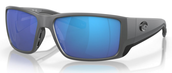 Costa Polarized Glasses Blackfin Pro - Matte Gray (Blue Mirror 580G)