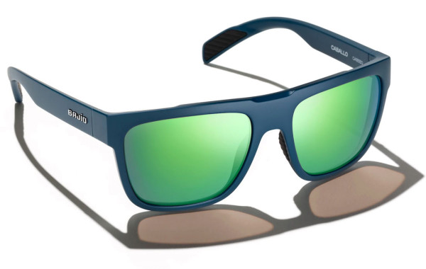 Bajio Polarized Glasses Caballo - Blue Vin Matte (Green Mirror PC)