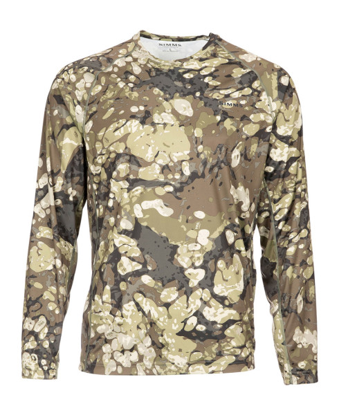 Simms Solarflex Crewneck Prints Shirt riparian camo, Longsleeves, Shirts  and Pullovers, Clothing