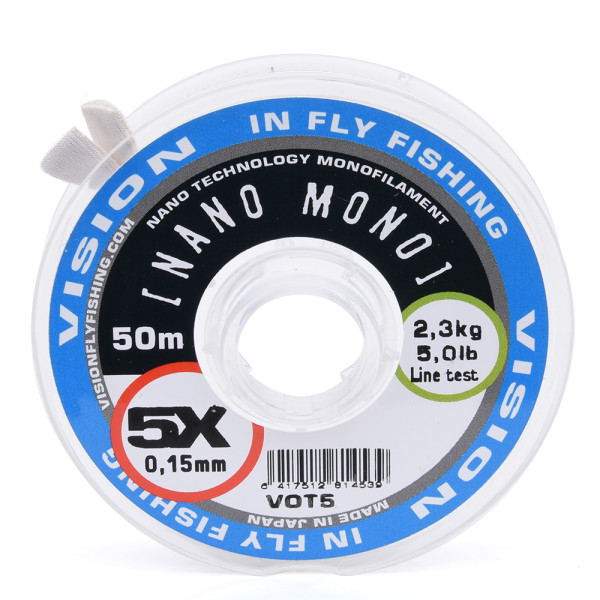 Vision Nano Mono Tippet on Spool