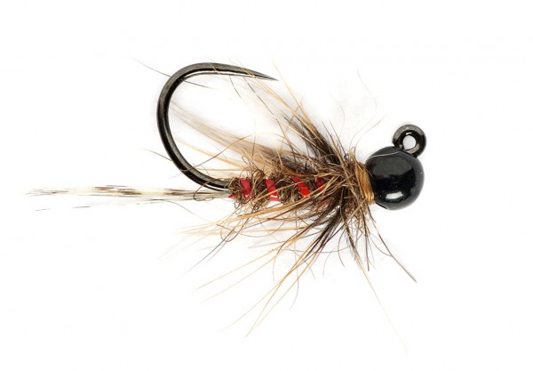 GRHE HARE'S EAR TUNGSTEN NYMPH BARBLESS 16 
