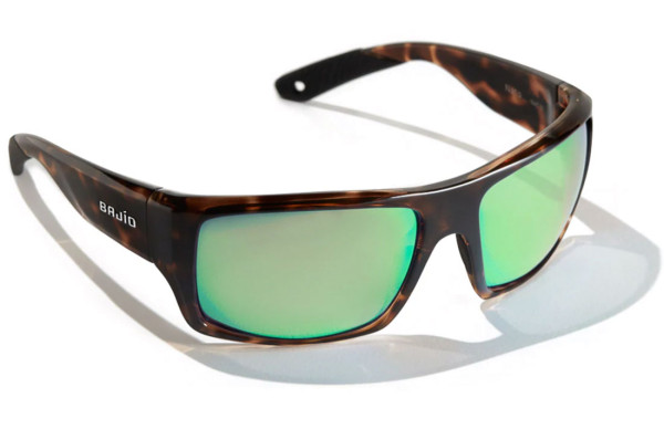 Bajio Polarized Glasses Nato - Dark Tort Gloss (Green Mirror PC)