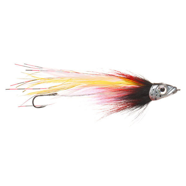 Wurm Intruder Streamer 3D-Head 16 cm 6 g black/red/yellow