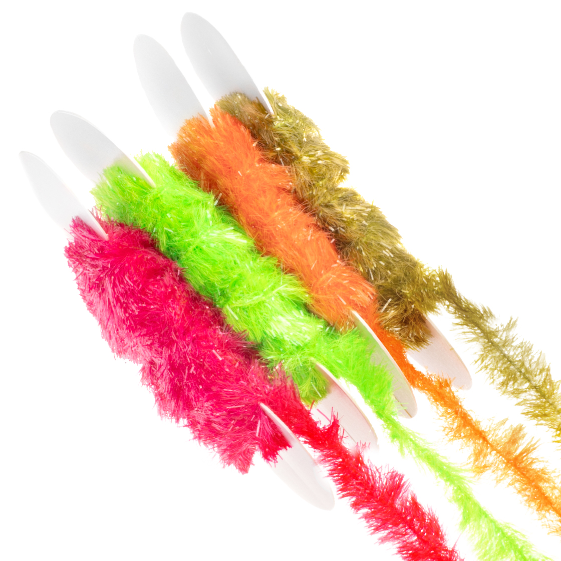 BLOB AND BUZZER Fl Yellow Cats Wiskers Chenille 