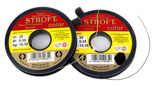 Stroft Color Leader Material Indicator Line Sighter 25 m/Spool