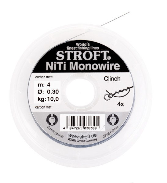 Stroft NiTi Monowire - knotable nickel titanium leader