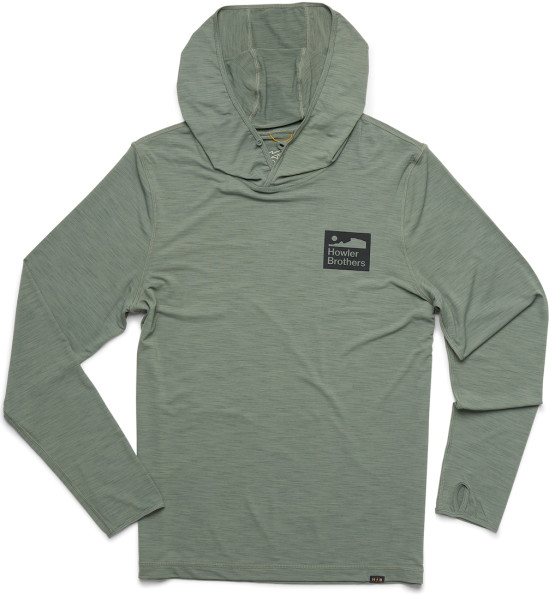 Howler Brothers HB Tech Sunshade Hoodie - agave
