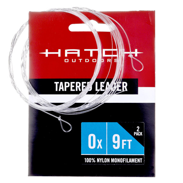 Hatch Professional Nylon Monofil Tapered Leader 9 ft 2er Pack