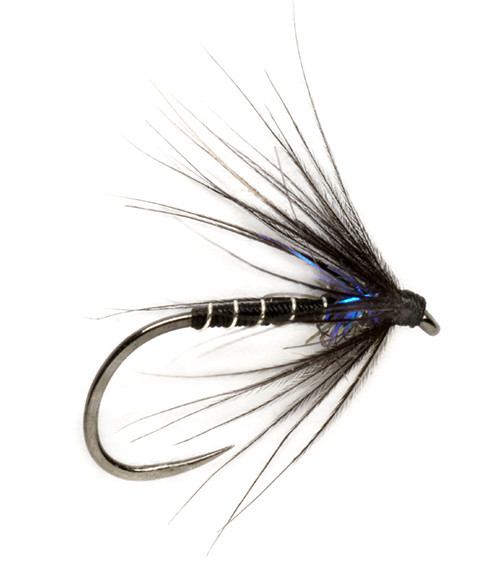 Fulling Mill Wet Fly - Procter Ice Thorax Black Spider Barbless