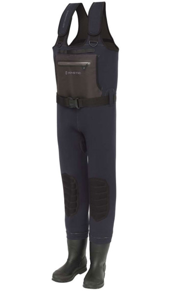 Kinetic NeoGuard Bootfoot Wader with Boots Felt Sole shadow navy