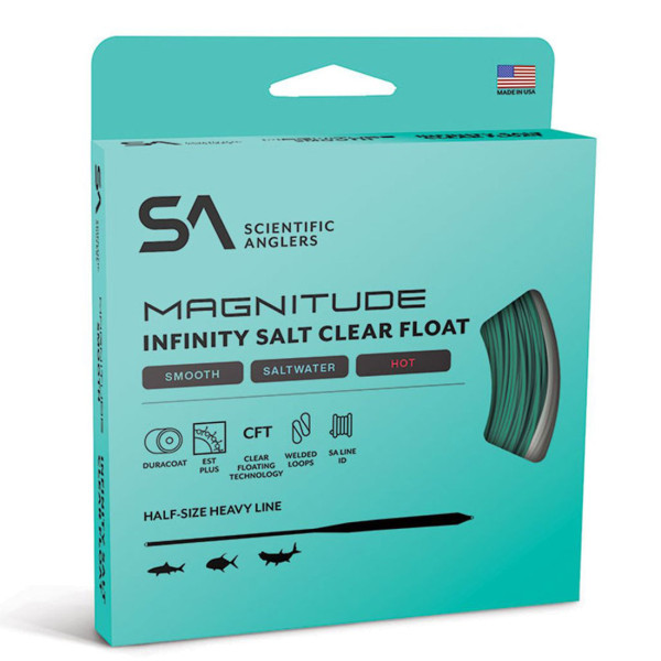 Scientific Anglers Magnitude Smooth Infinity Salt Full Clear Fly Line