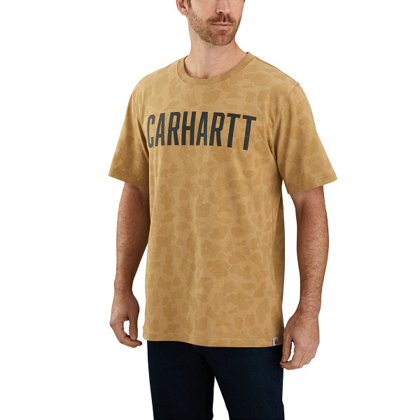 Carhartt Workwear Camo Block Logo T-Shirt dark khaki duck camo, T-Shirts, Shirts and Pullovers, Clothing