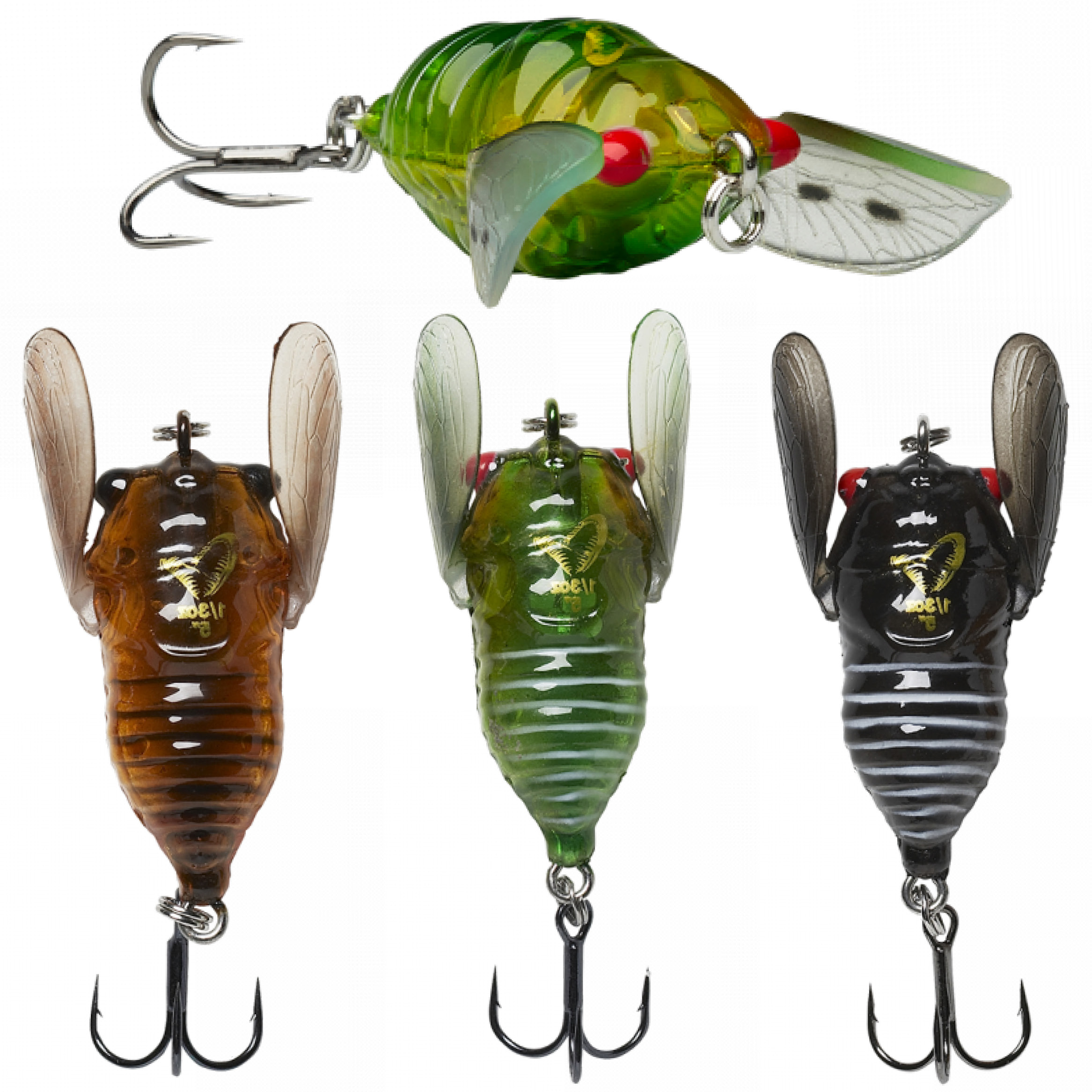 Savage Gear 3D Cicada Hardbait 3,3 cm 3,5 g, Surfacebaits, Lures and Baits, Spin Fishing
