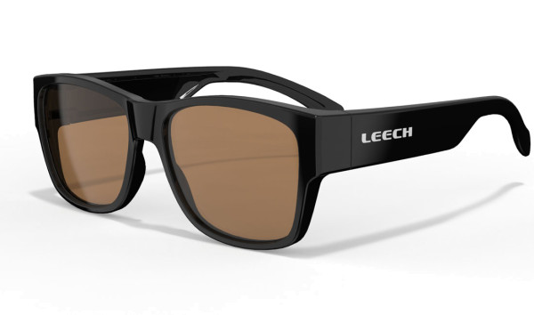 Leech Cover Black Polarized Glasses (Copper)