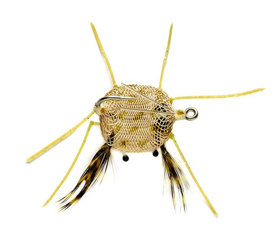 Fulling Mill Saltwater Fly - Flexo Crab olive weedless