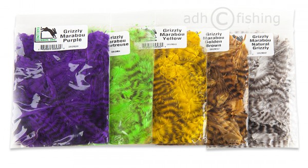Hareline Grizzly Marabou big pack
