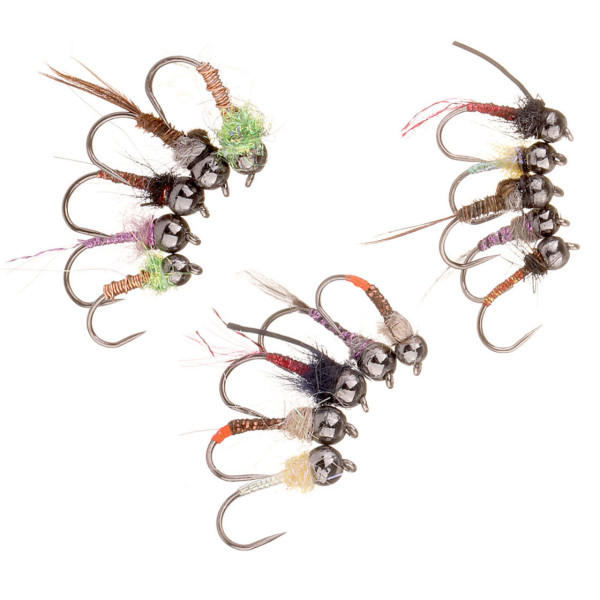 European Barbless Tungsten Nymphs Fly Selection