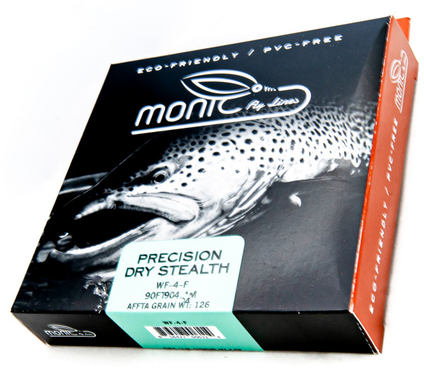 Monic Precision Dry Stealth Clear Tip Single Handed Fly Line Floating