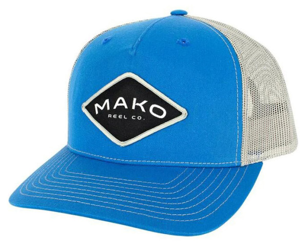 Mako Reel Co. Trucker Hat Cap cobalt blue