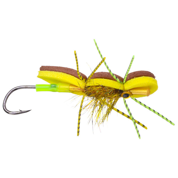 Frödin Flies Tube Fly Foam & Waker Series - Nasty Banana Foam Dry