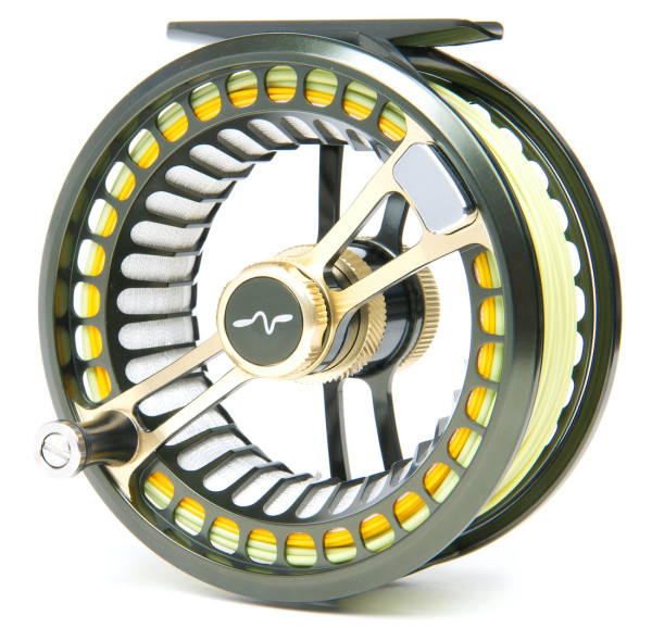 Guideline Fario LW Fly Reel dark grey green/gold