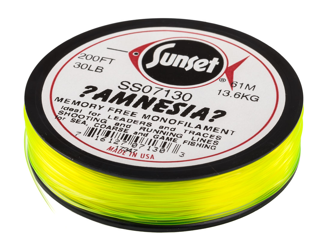 Sunset Amnesia Mono Shooting Line Backing and Running Lines Fly