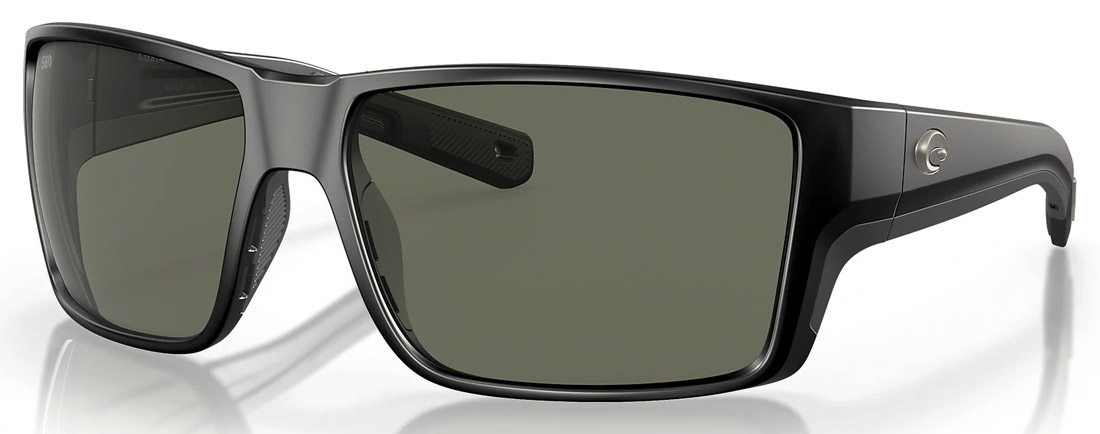 Costa Polarized Glasses Reefton Pro - Matte Black (Gray 580G ...