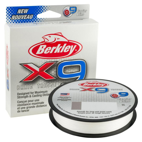 Berkley X9 150 m 9 - strand braided line crystal Berkley X9 150 m 9 - strand braided line crystal