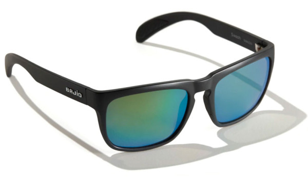 Bajio Polarized Glasses Swash - Black Matte (Green Mirror PC)