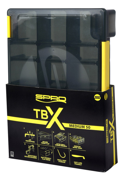 Spro TBX50M Dark Box 25 x 17,5 x 5 cm