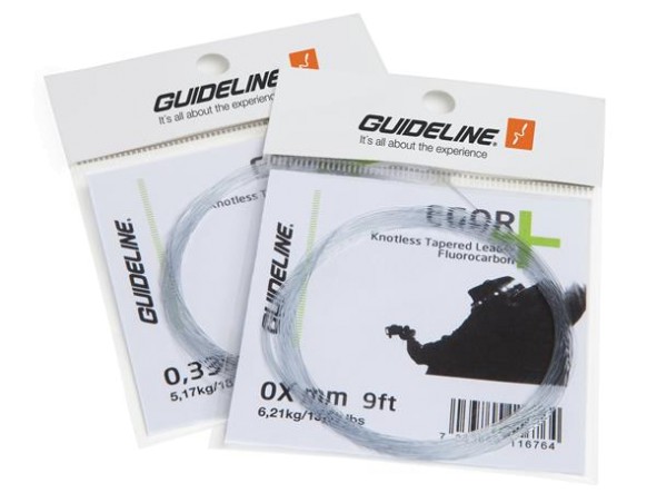 Guideline EGOR Fluorcarbon tapered leader 9 ft