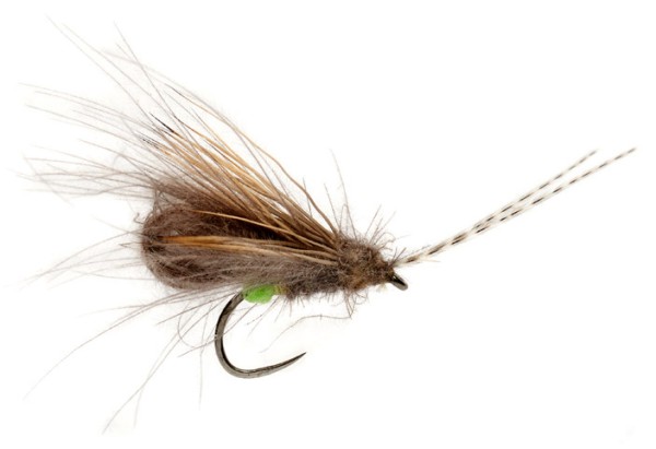 Fulling Mill Dry Fly - McPhail Bubble Wing Caddis Grannom Barbless