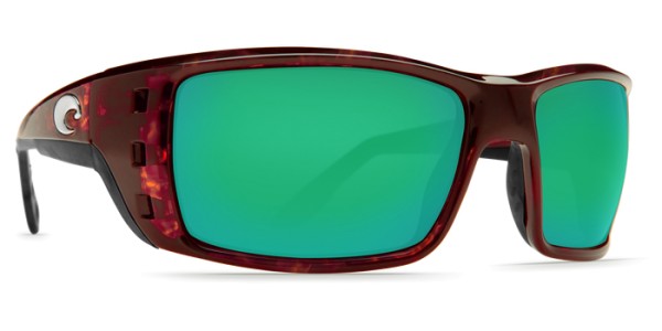 Costa Permit Polarized Sunglasses Tortoise (Green Mirror 580G Lenses)