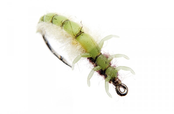 J:son Realistic Flies - Caddis Larva green