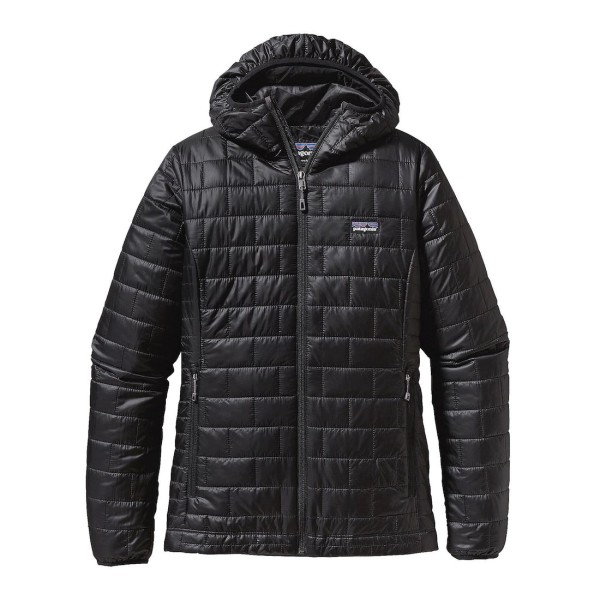 Patagonia W's Nano Puff Hoody PrimaLoft Jacket BLK black (BLK)