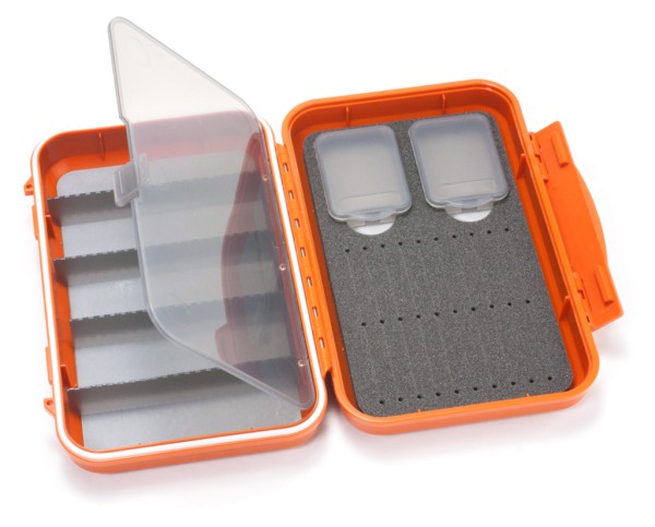 C&F Design CF-2405H Waterproof Fly Box for Tube Flies burnt orange